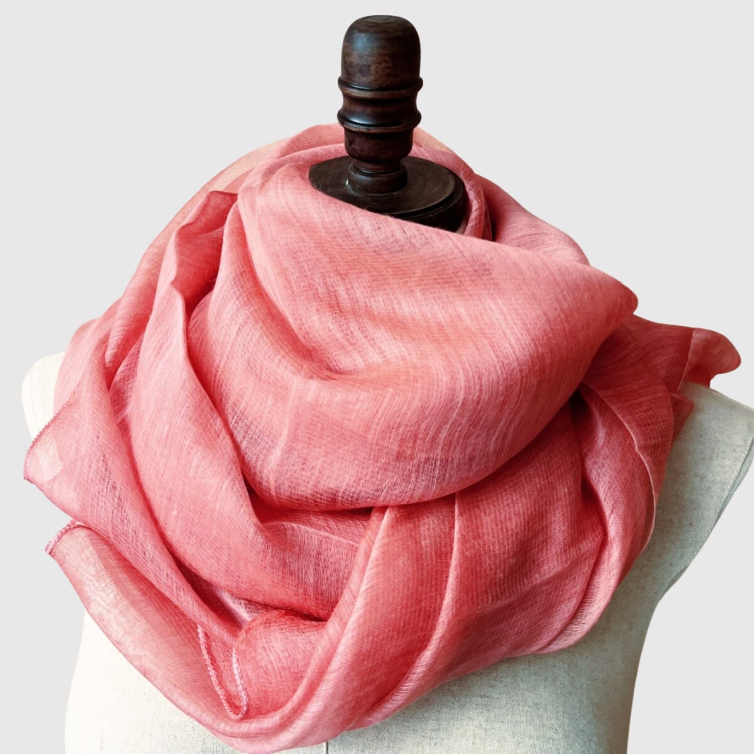 Pink Silk Scarf -  Canada