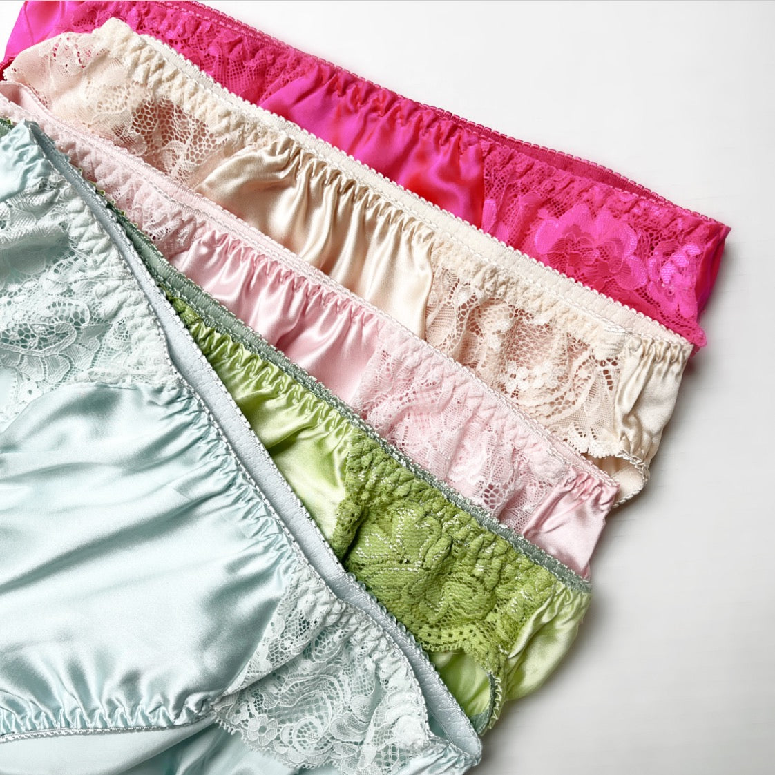 Silk lace underwear brief for women