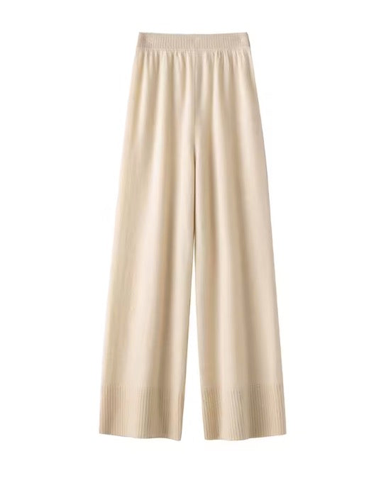 Wide-Leg Merino wool Pants | 5 Colors | Women’s knitwear