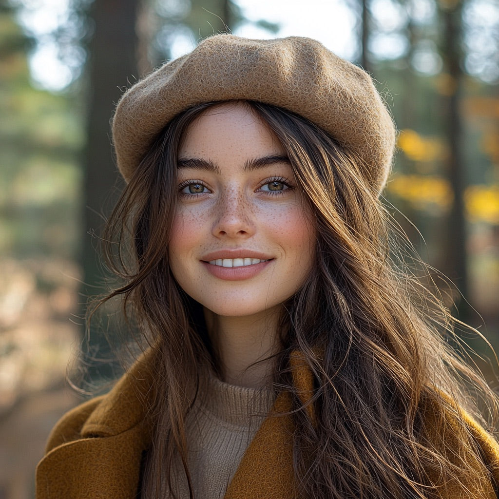Felted Wool Beret | French Wool Hat | 20 + colors
