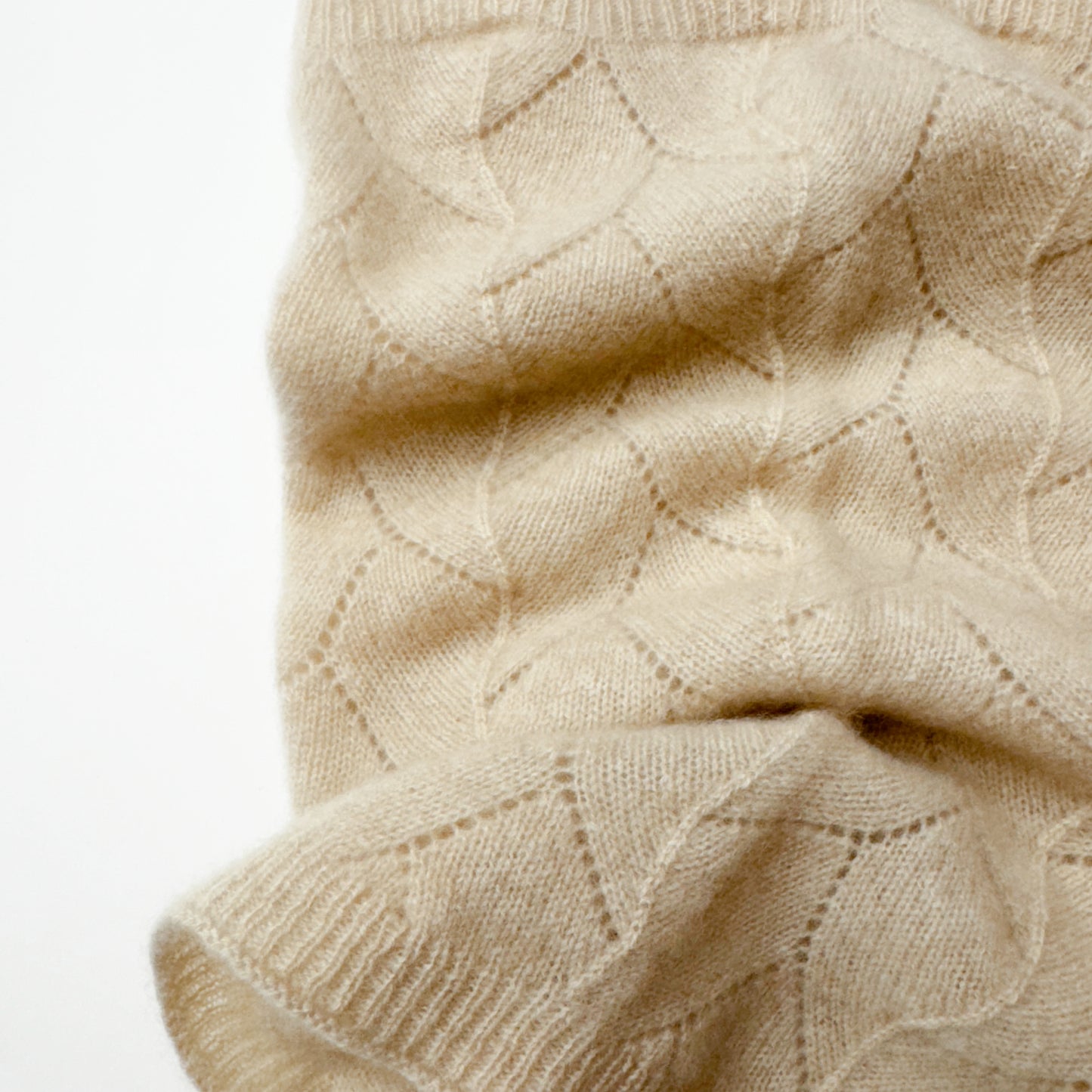 Cashmere lace neck warmer | Infinity Scarf | Cashmere accessories