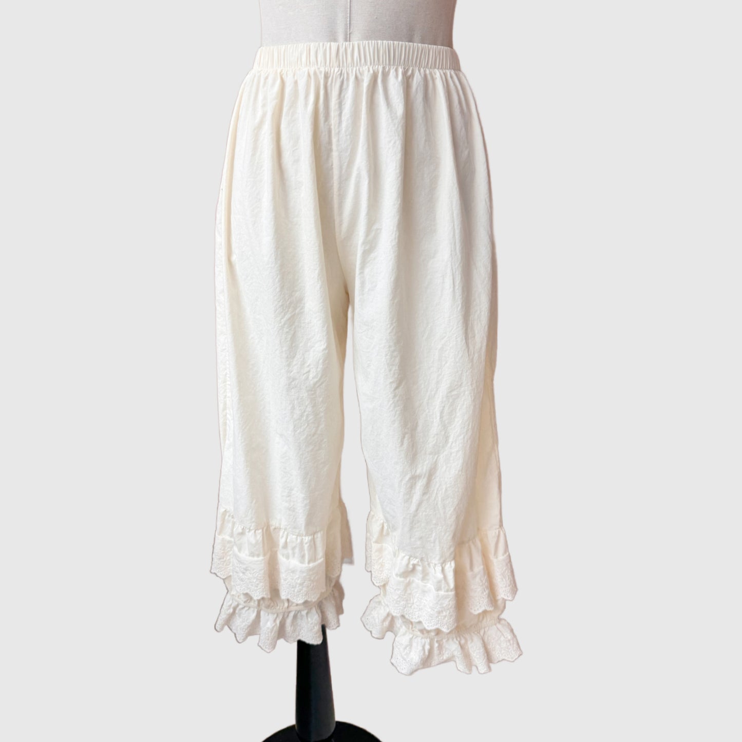 Ruffled Bloomers | Pure cotton Victorian style under pants