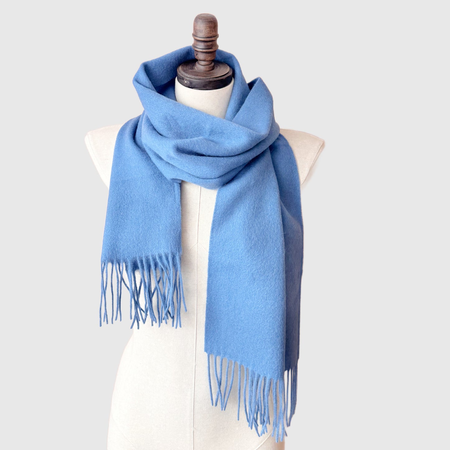 Pure lambswool long scarf | 18 colors