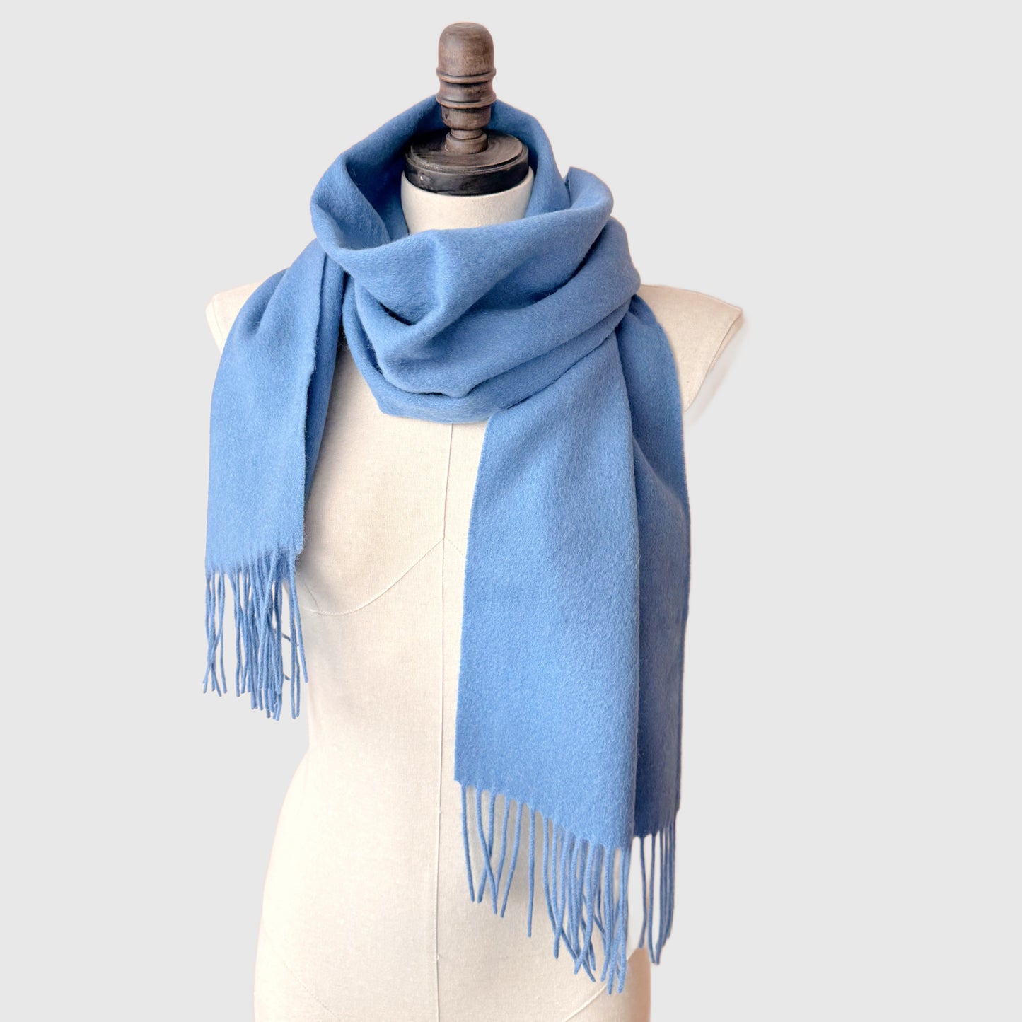 Pure lambswool long scarf | 18 colors