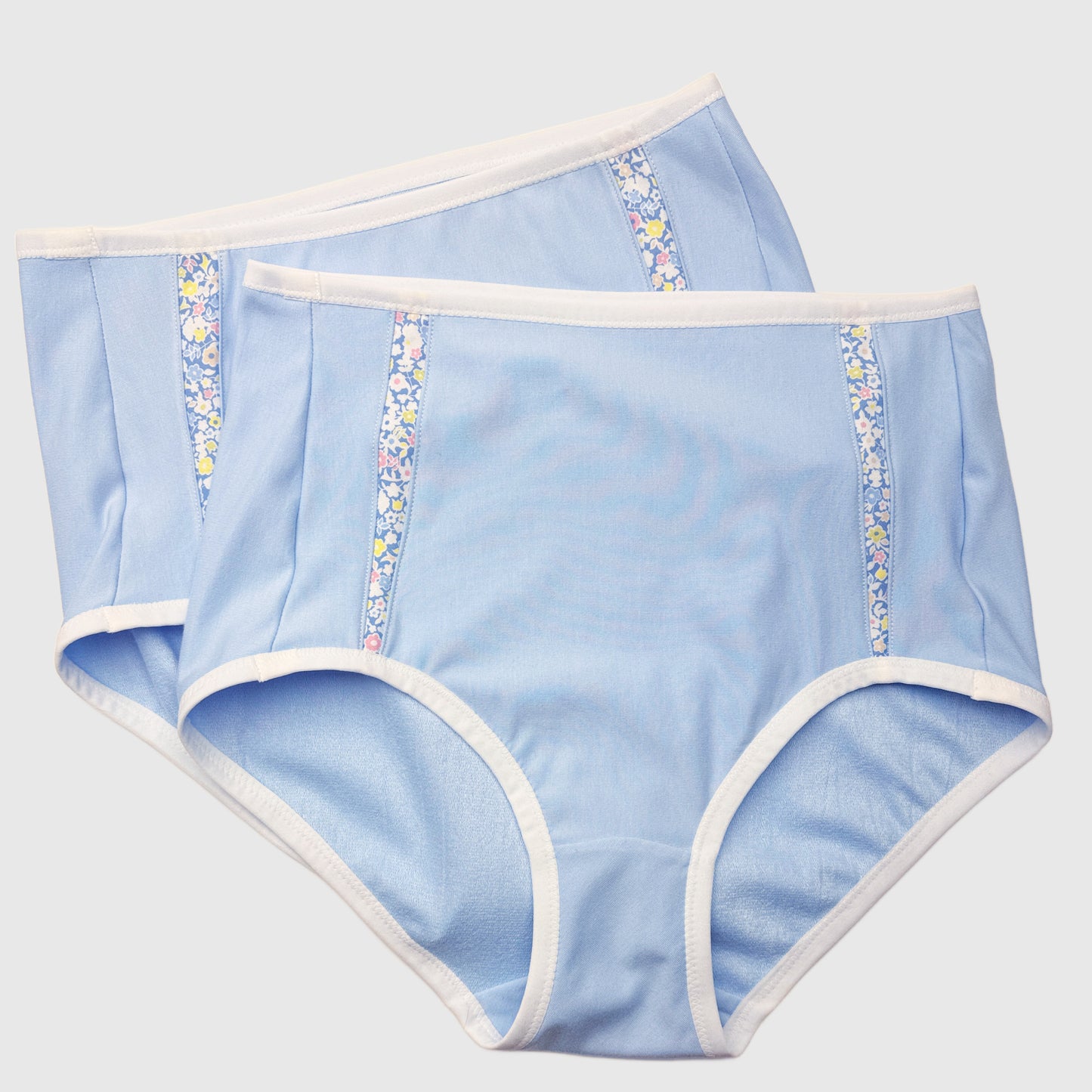 Set of 2 Custom-made Organic cotton French brief | Handmade in Canada Natural underwear