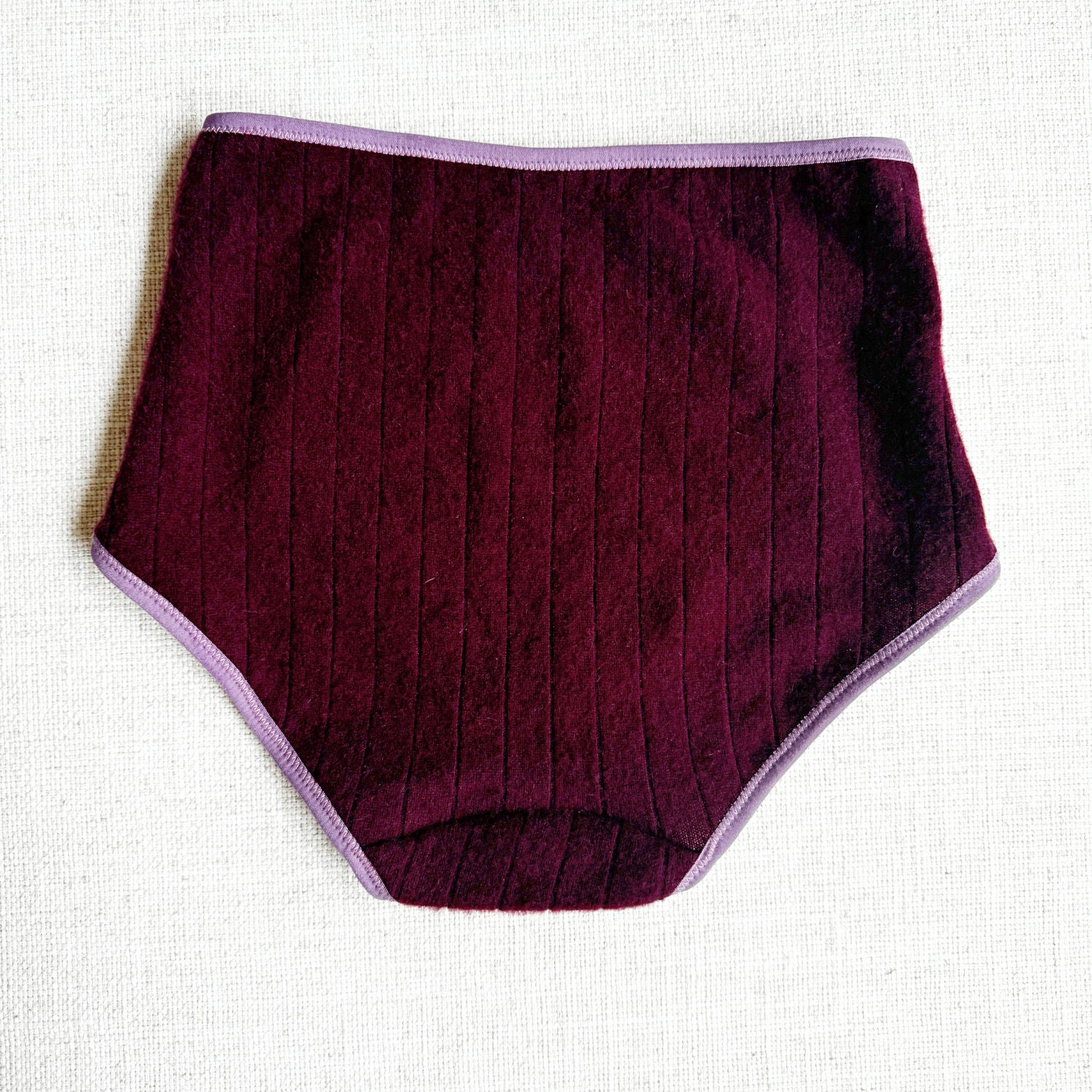 high-waisted cashmere underwear