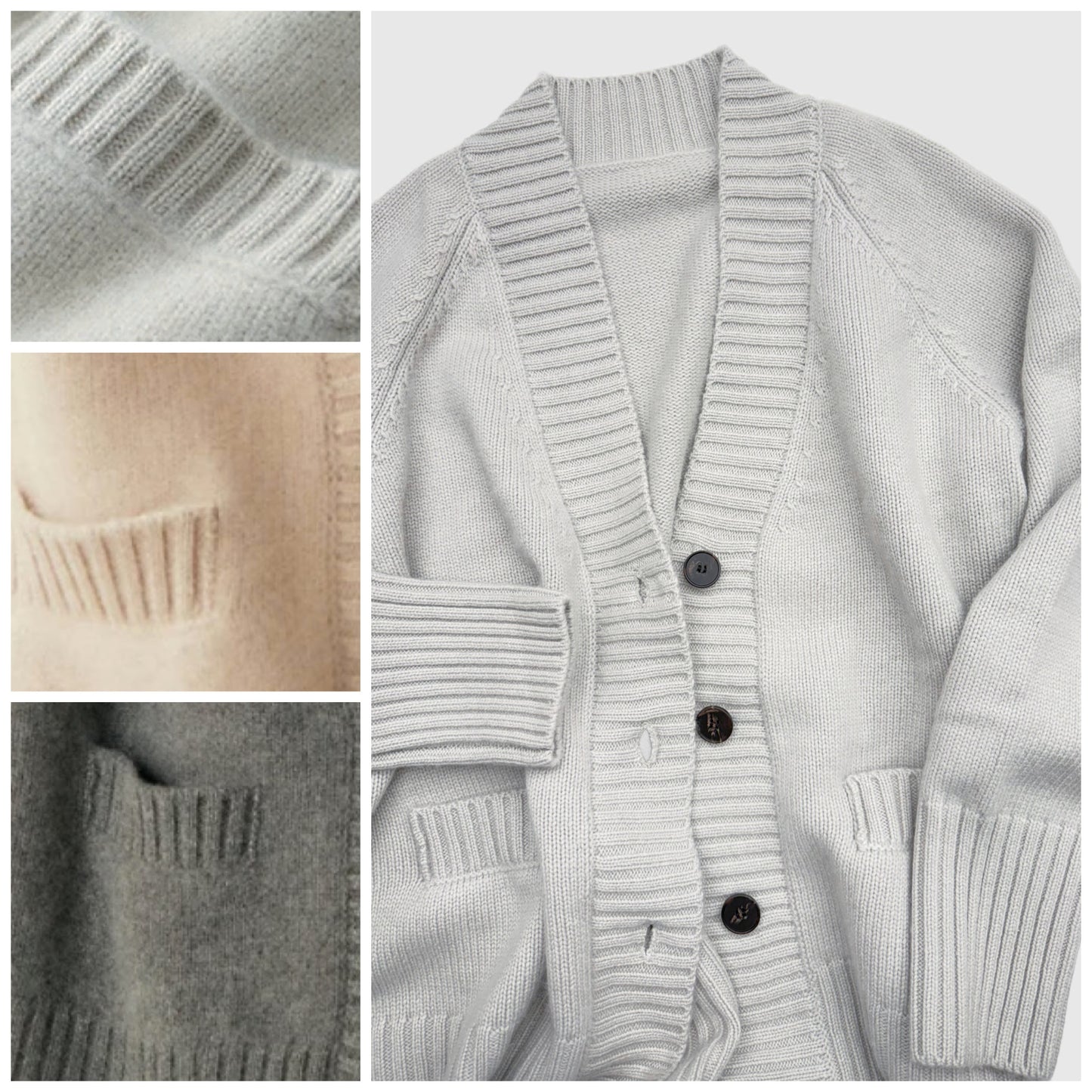 Oversized Cashmere Cardigan Sweater | Women’s cashmere knitwear