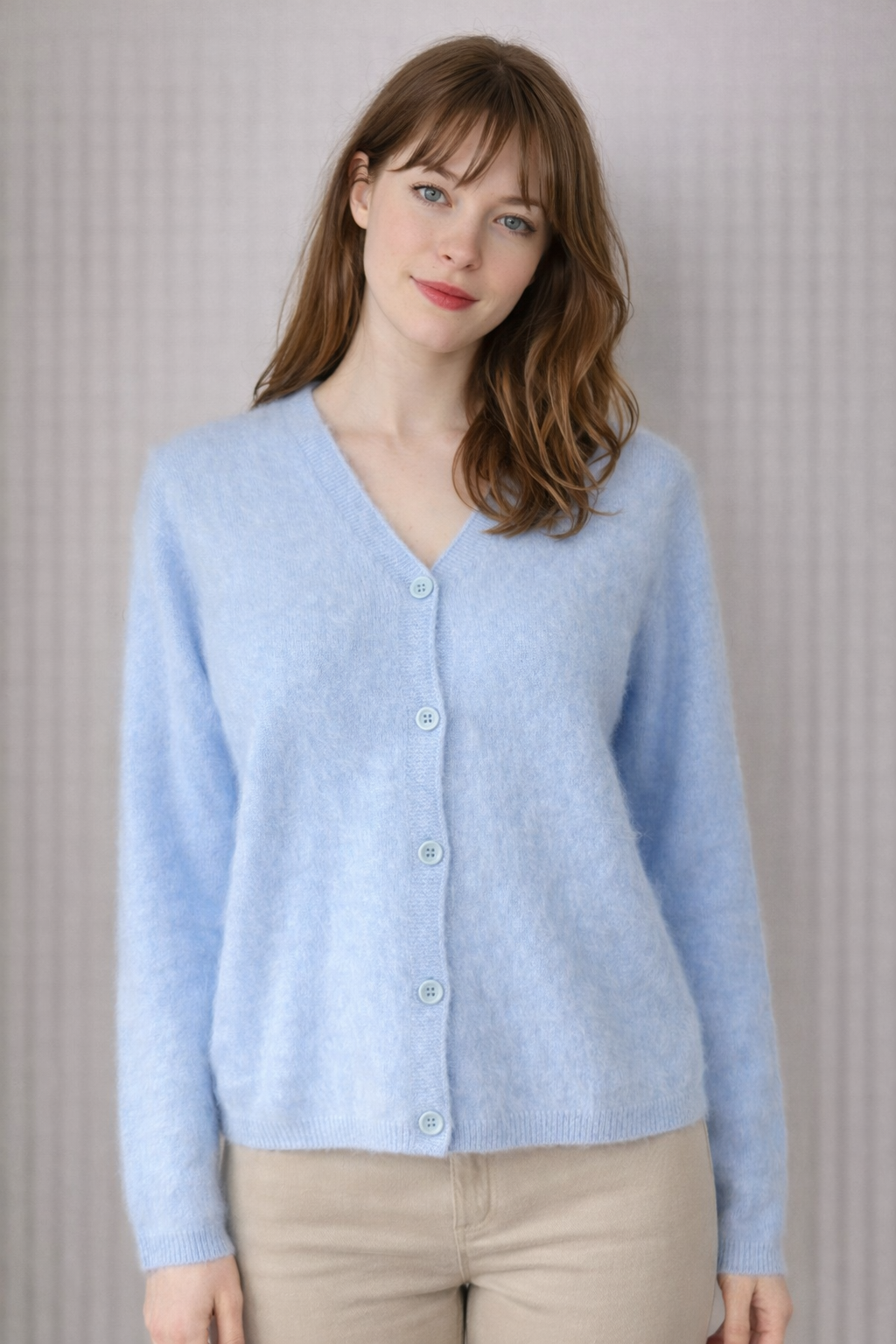 Brushed cashmere cardigan | 11 Colors