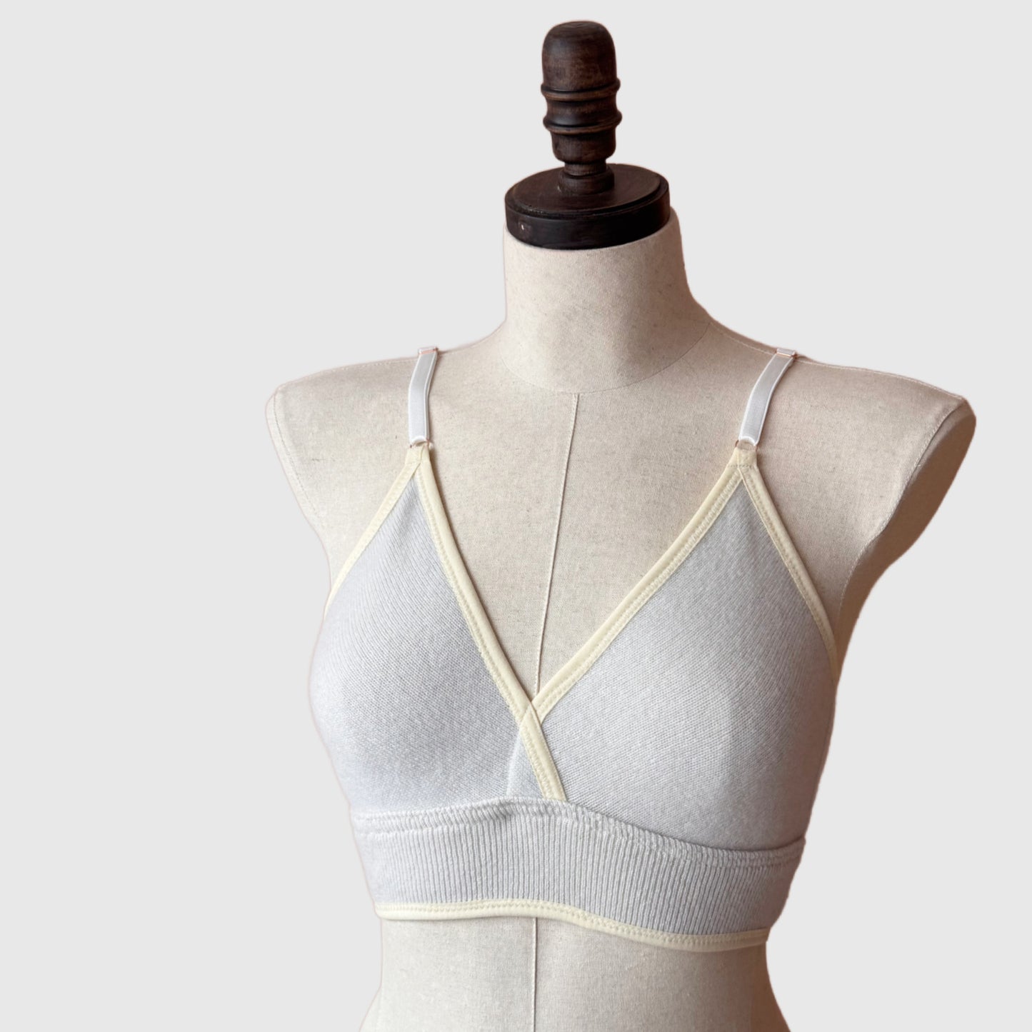 Long bra in 100% Cashmere | Ready to ship cashmere lingerie