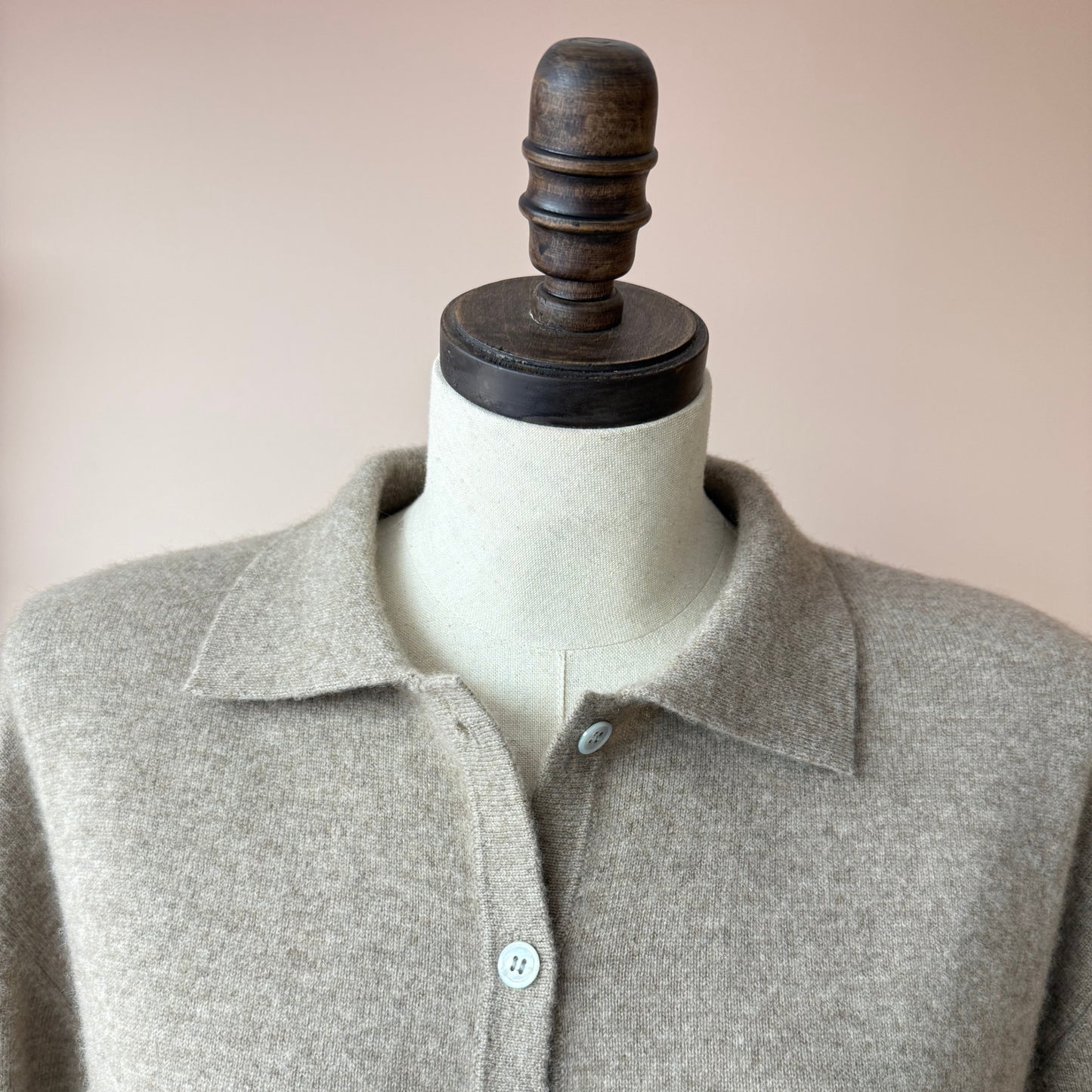 Cashmere Button-up Cardigan Shirt | Women’s cashmere knitwear