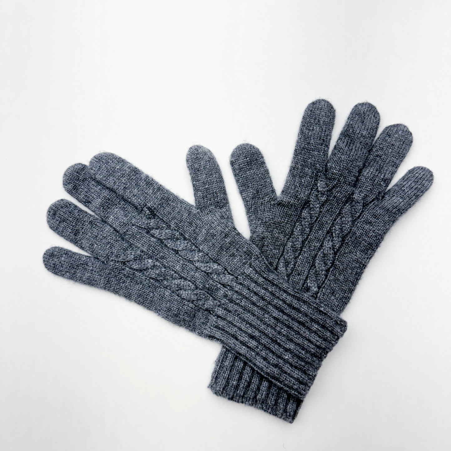 Cable knit gloves | Cashmere or Merino Wool | 5 Colors