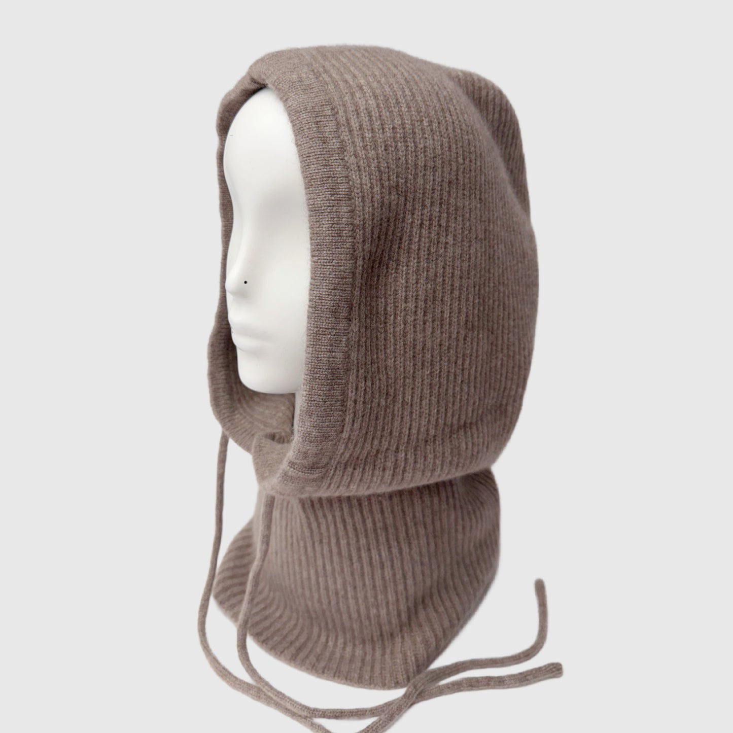 Cashmere Hooded Neck warmer scarf | Cashmere hats and neck warmers by Econica