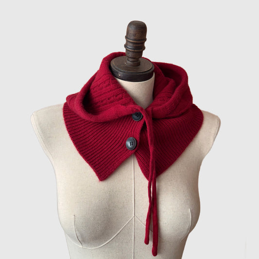 Cashmere Hood scarf | Cashmere hats and neck warmers by Econica