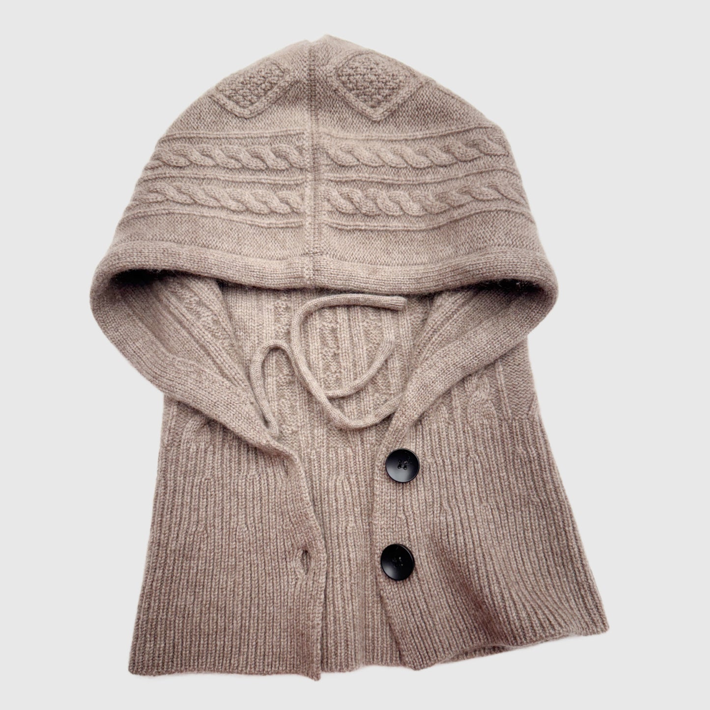 Cashmere Hood scarf | Cashmere hats and neck warmers by Econica