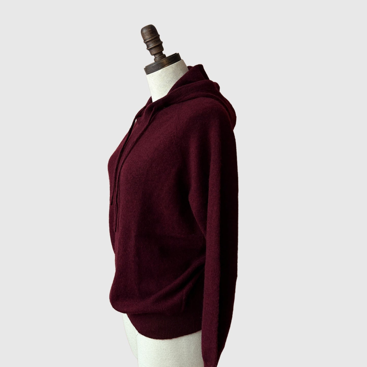 Cashmere knit hooded top | 15 Colors