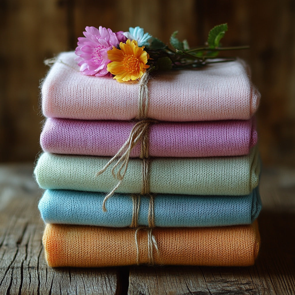 Natural Cashmere scarf | Cashmere scarves and wraps by Econica