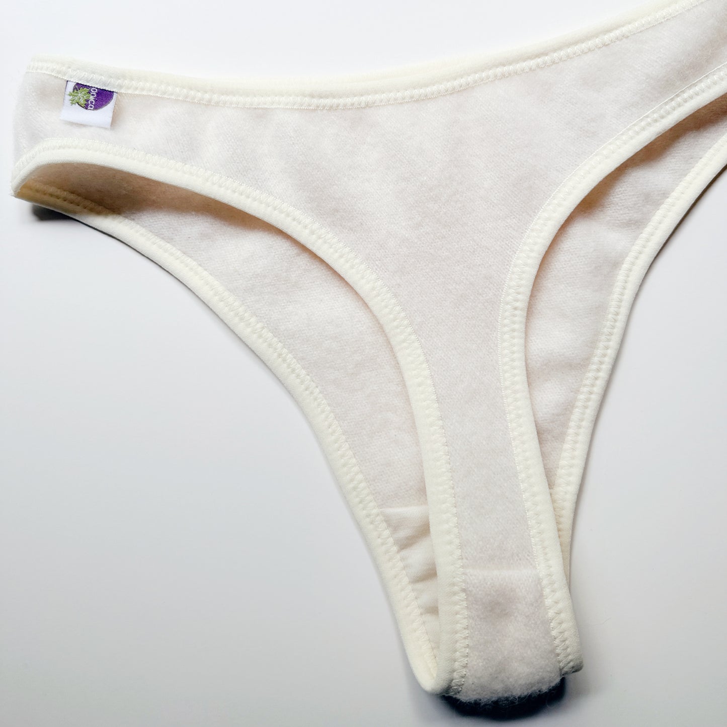 Cashmere thong underwear brief Large | Ready to ship