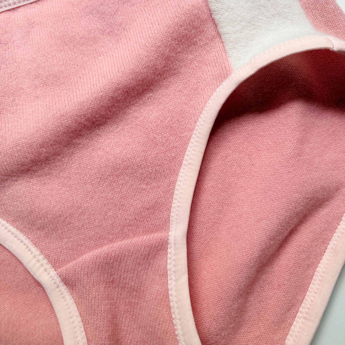 Pink Cashmere high rise underwear brief Large | Ready to ship