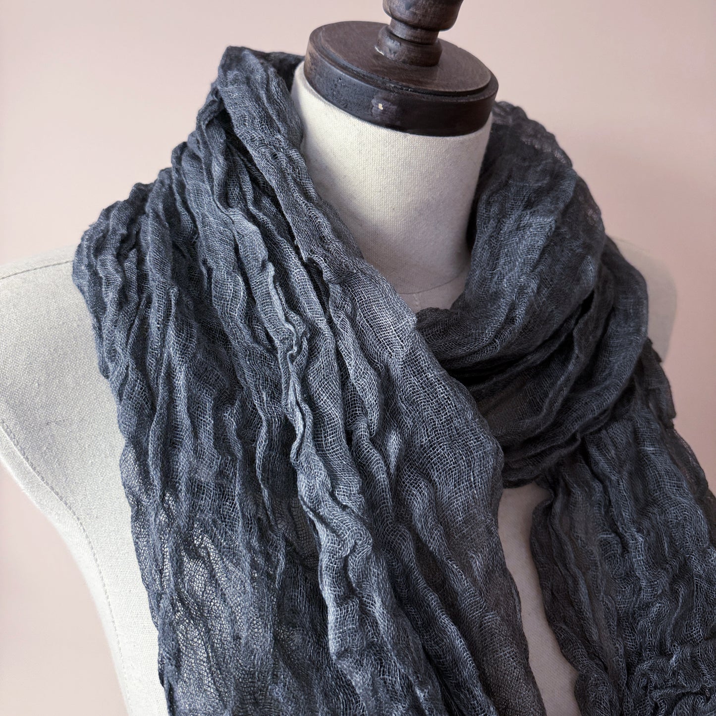 Linen Summer Scarf | Limited Edition | Linen scarves and shawls by Econica