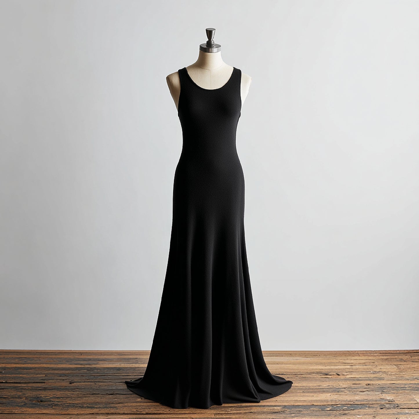 merino wool long dress made in Canada