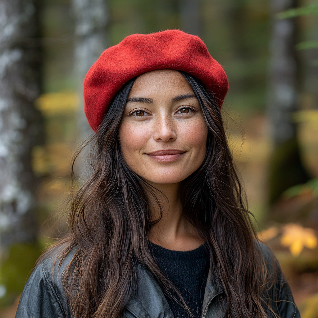 Felted Wool Beret | French Wool Hat | 20 + colors