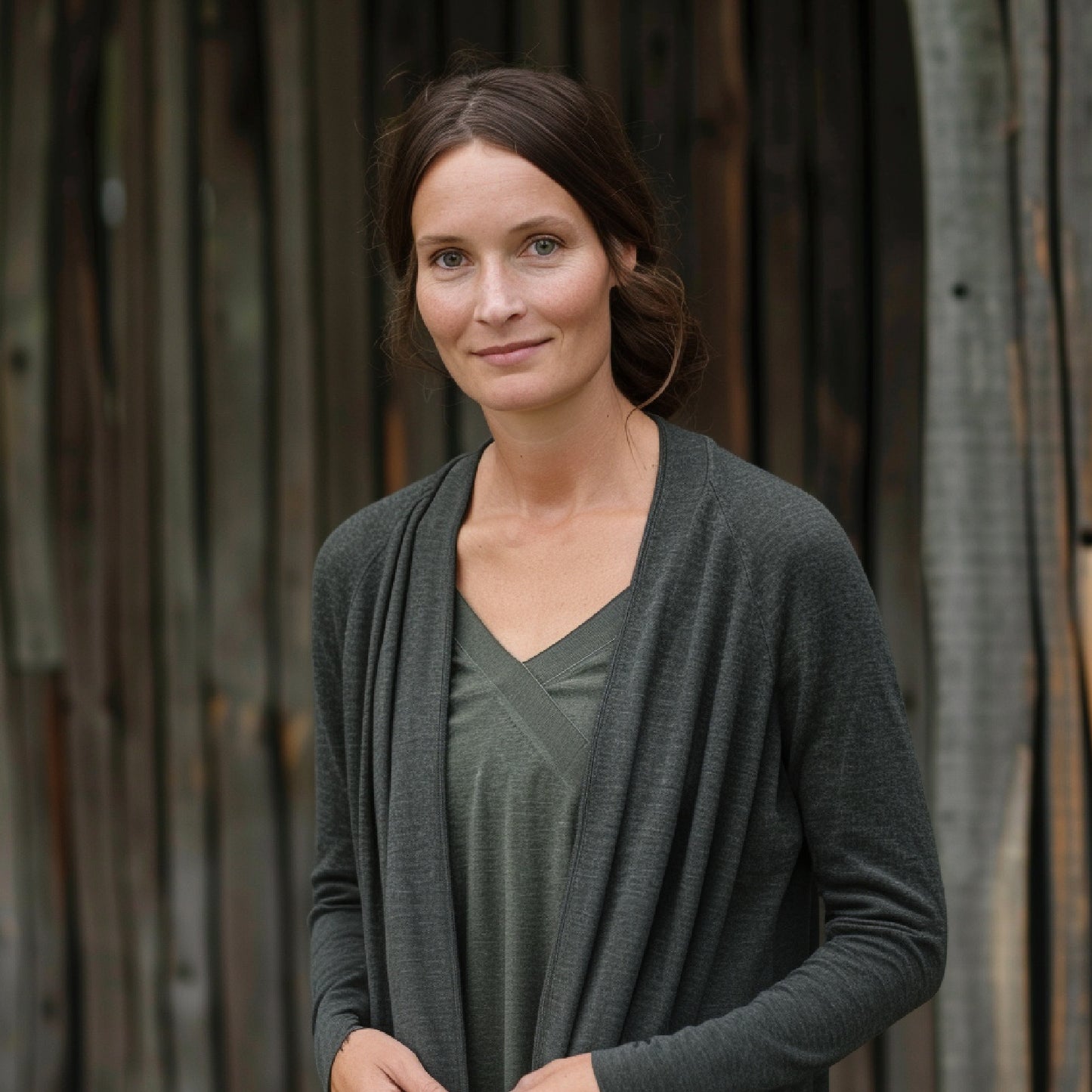 Flare Merino Wool Cardigan