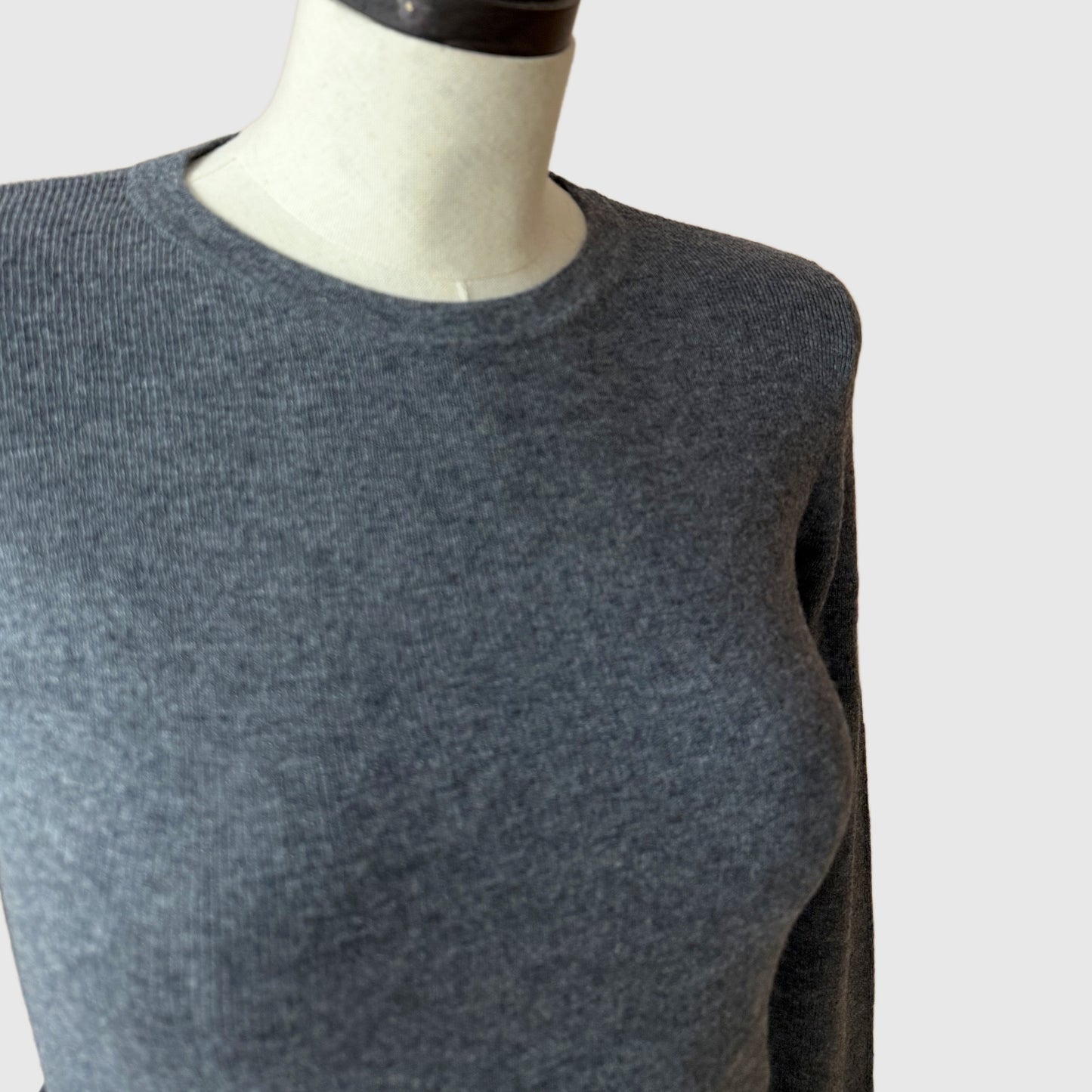 Light merino crew neck sweater top | 10 Colors | Merino wool knitwear