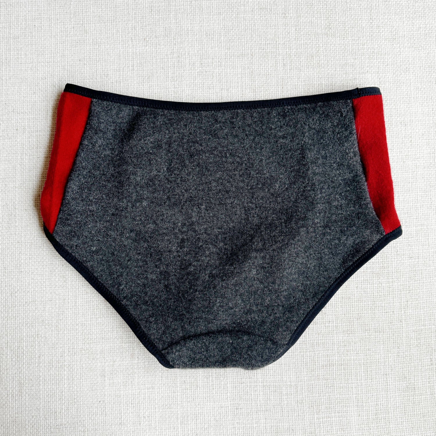 Shop made in Canada grey red cashmere underwear  made in Canada Cashmere underwear for women