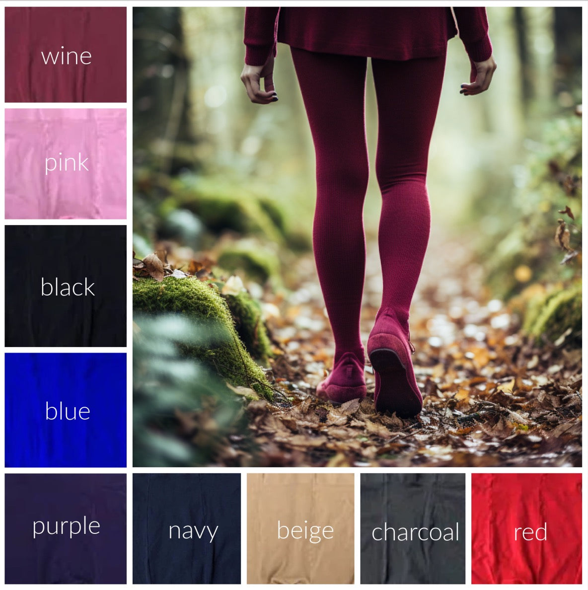 Full coverage women's tights | Handmade in Canada stockings
