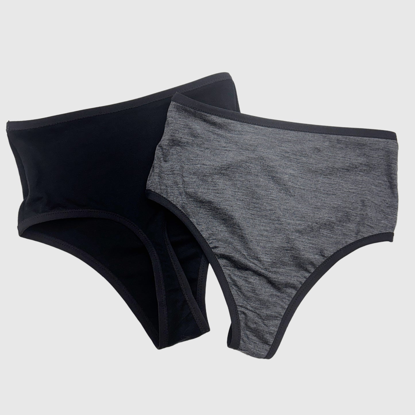 High waist wool or cotton thong brief