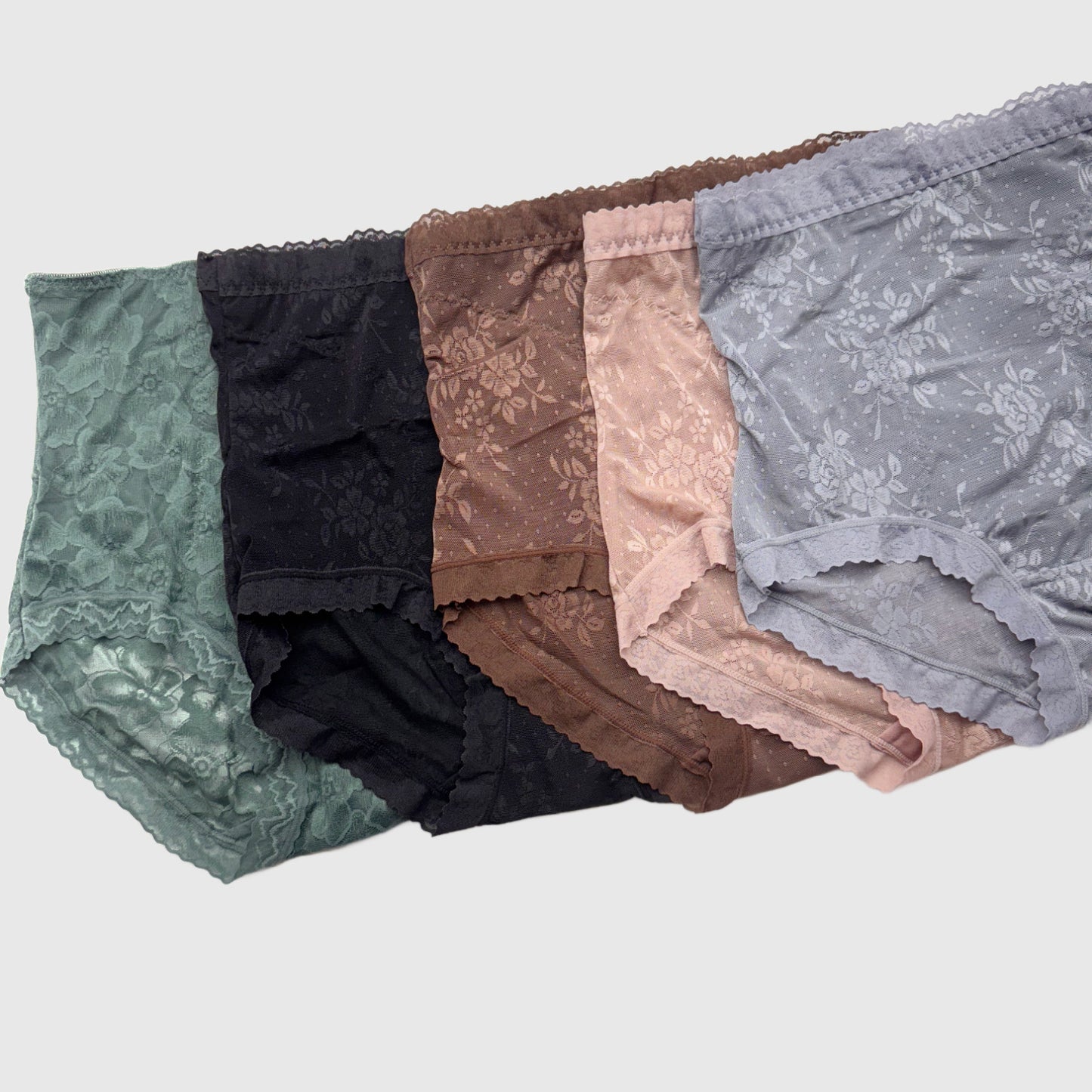 High waist floral lace women's brief | Lace underwear