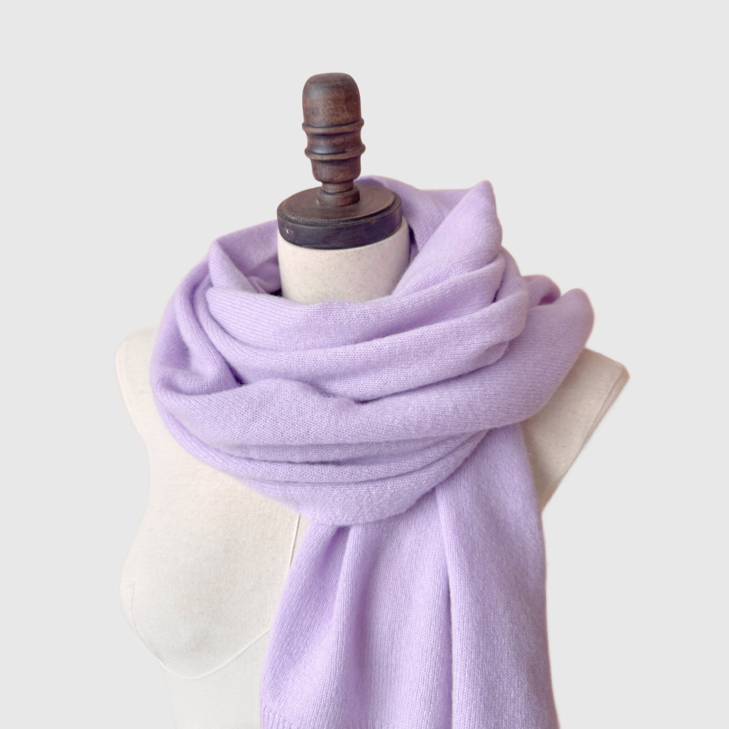 Lilac Cashmere scarf | Cashmere scarves and wraps by Econica