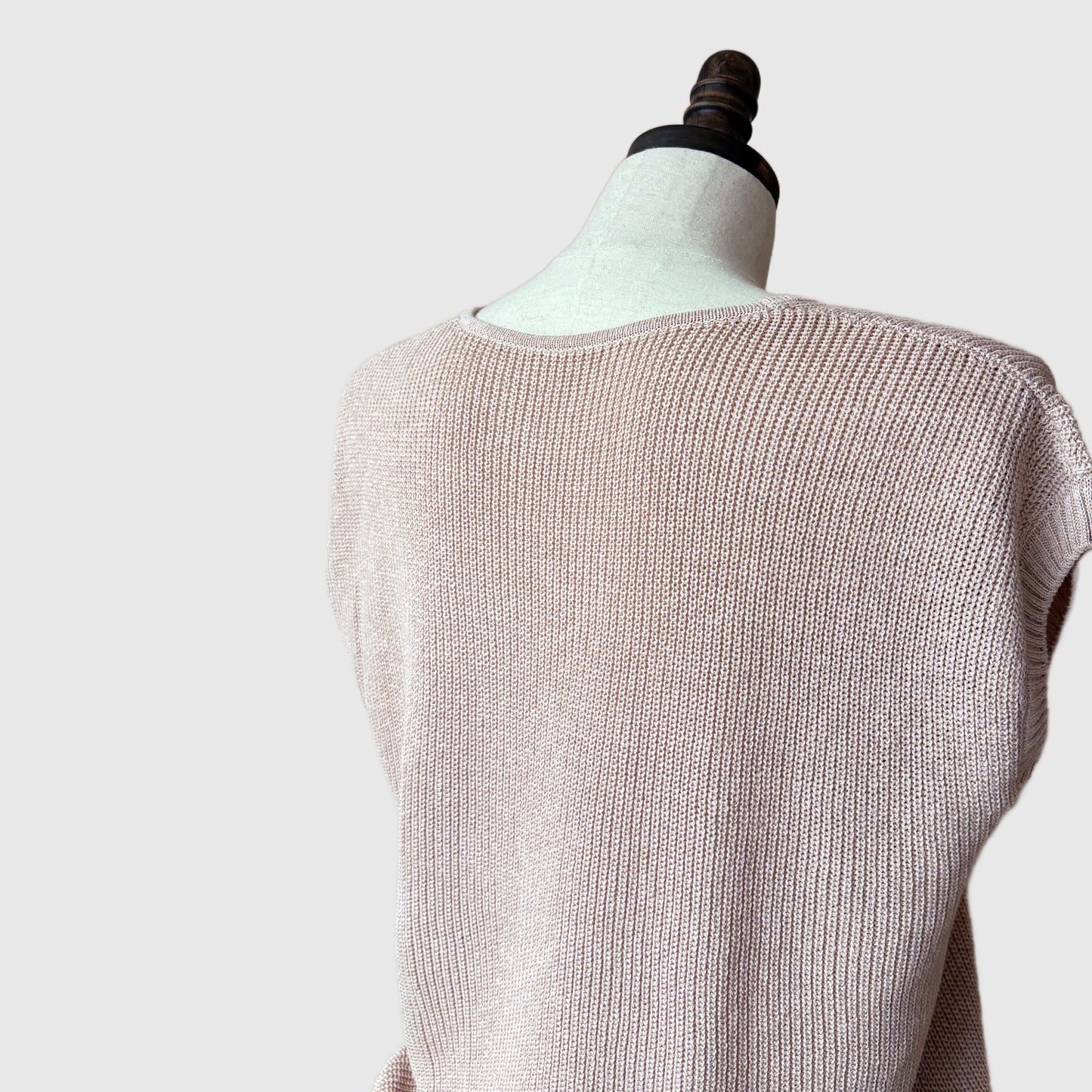 Linen knit sleeveless top | 6 Colors | Women’s linen knitwear