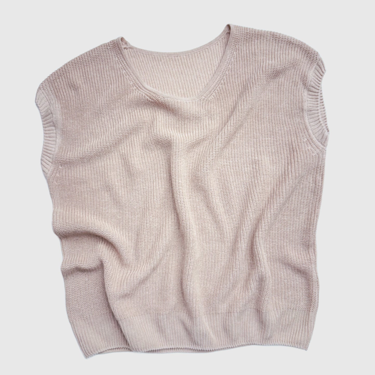 Linen knit sleeveless top | 6 Colors | Women’s linen knitwear