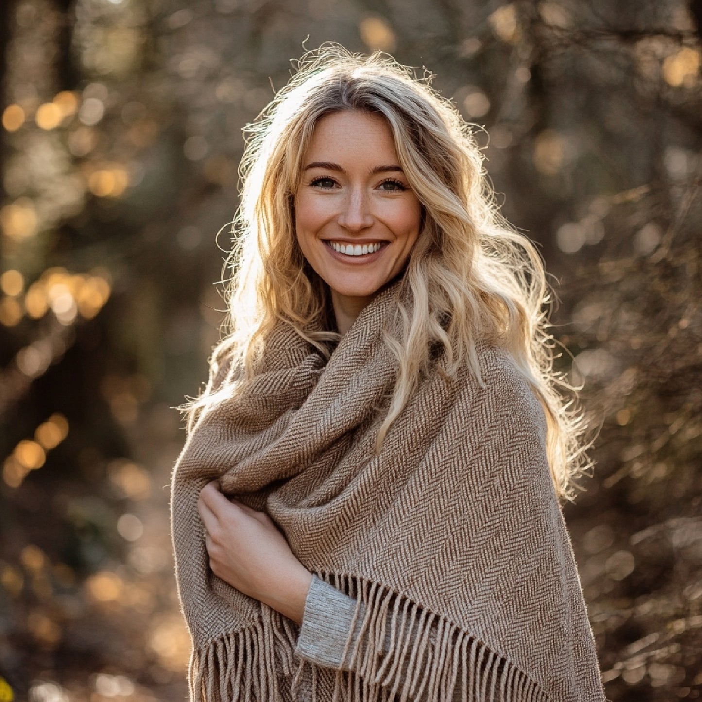 oversized wool blanket wrap scarf