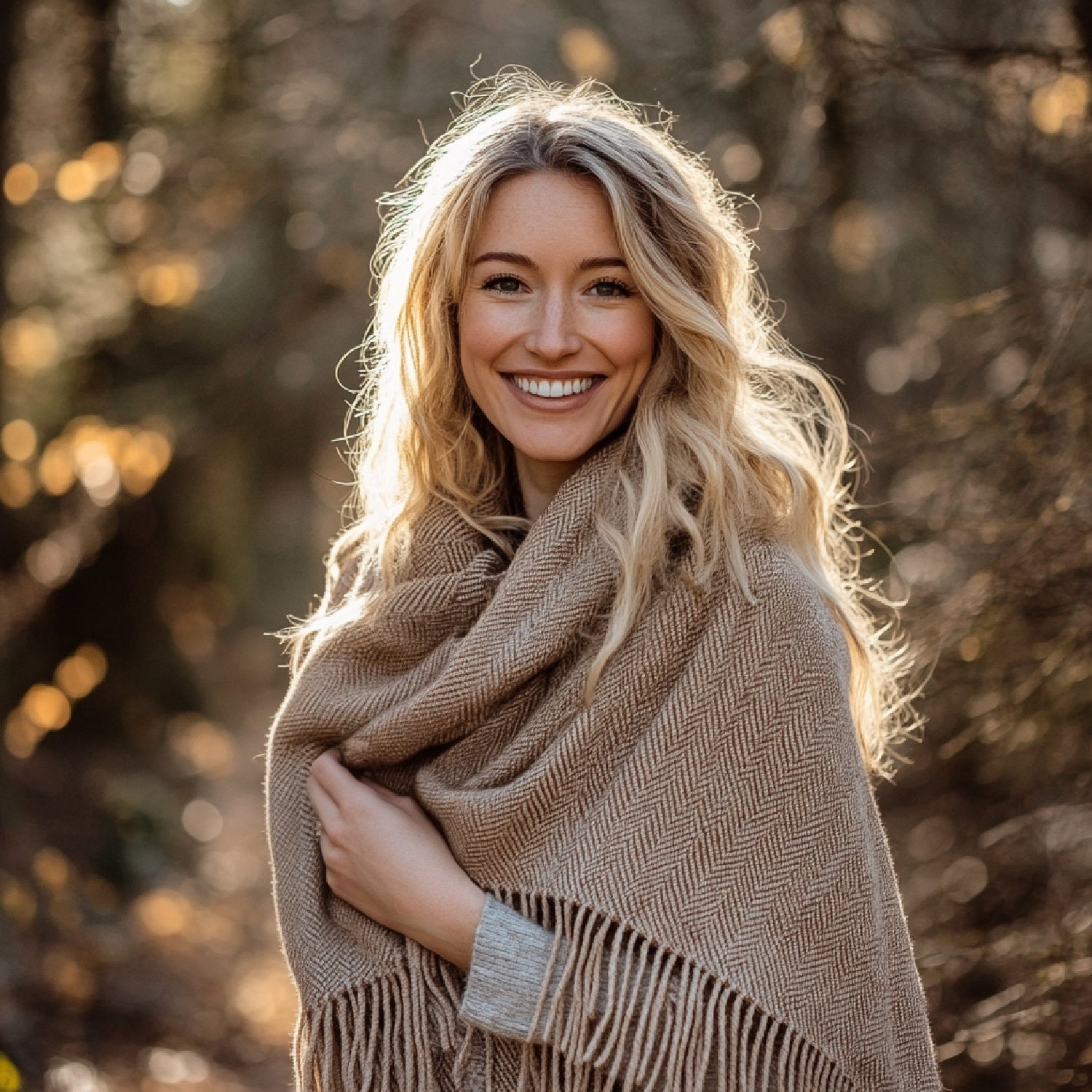 oversized wool blanket wrap scarf