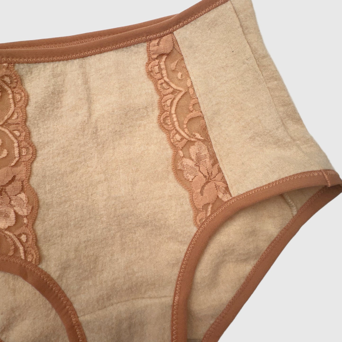 High waist Merino Wool women's brief Small/Medium| Ready-To-Ship