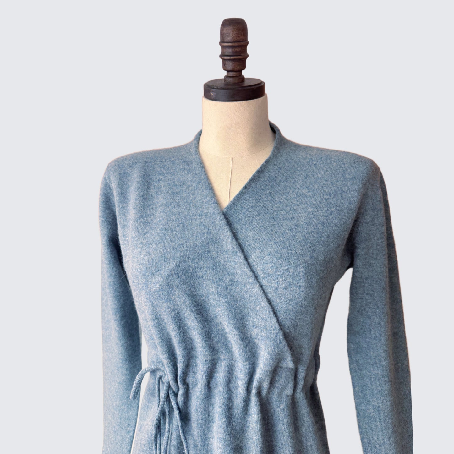 Faux Wrap Dress - merino wool knit | 5 Colors | Women’s merino knitwear