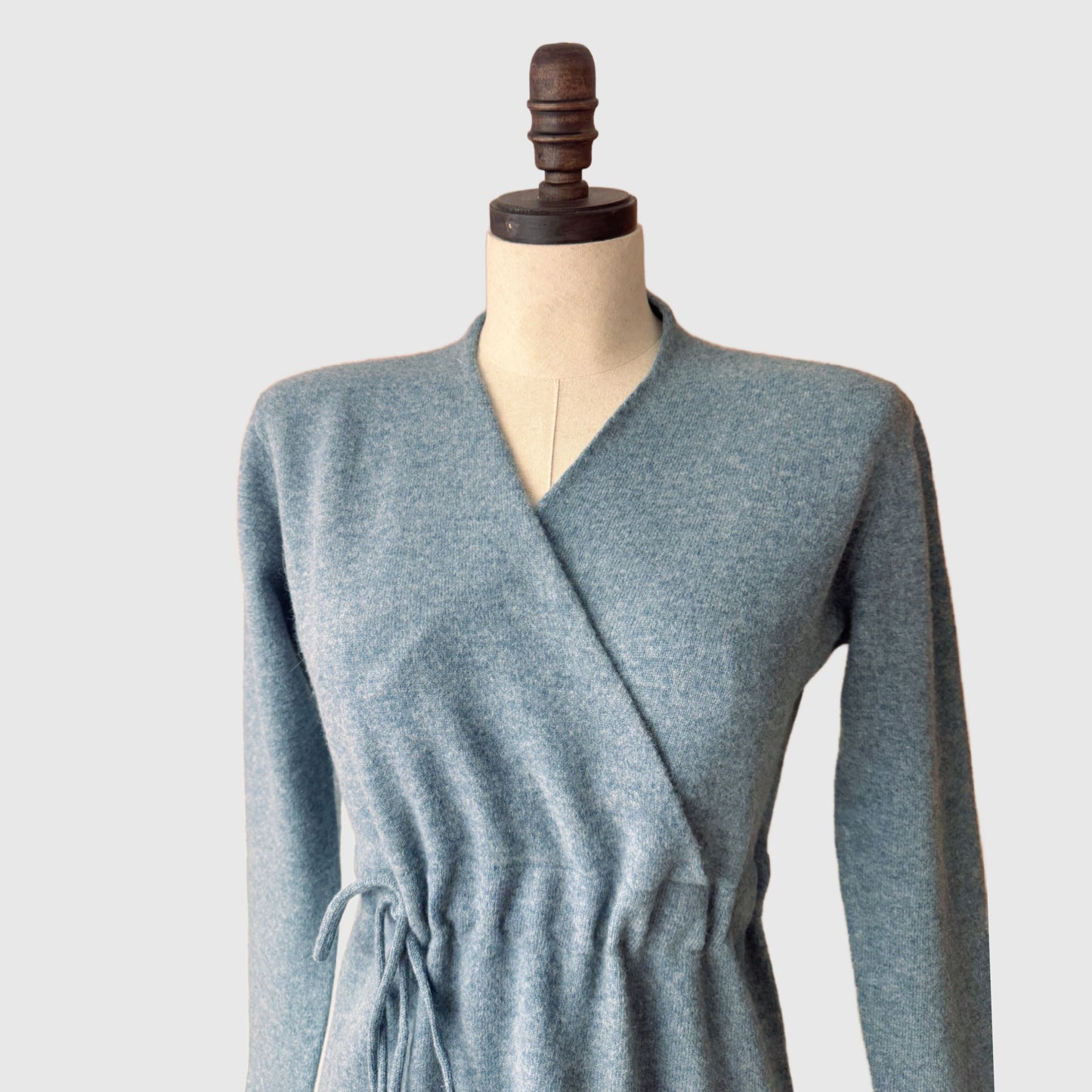 Faux Wrap Dress - merino wool knit | 5 Colors | Women’s merino knitwear