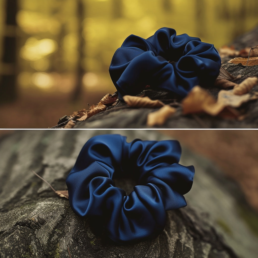 Large Mulberry Silk Scrunchie – econica