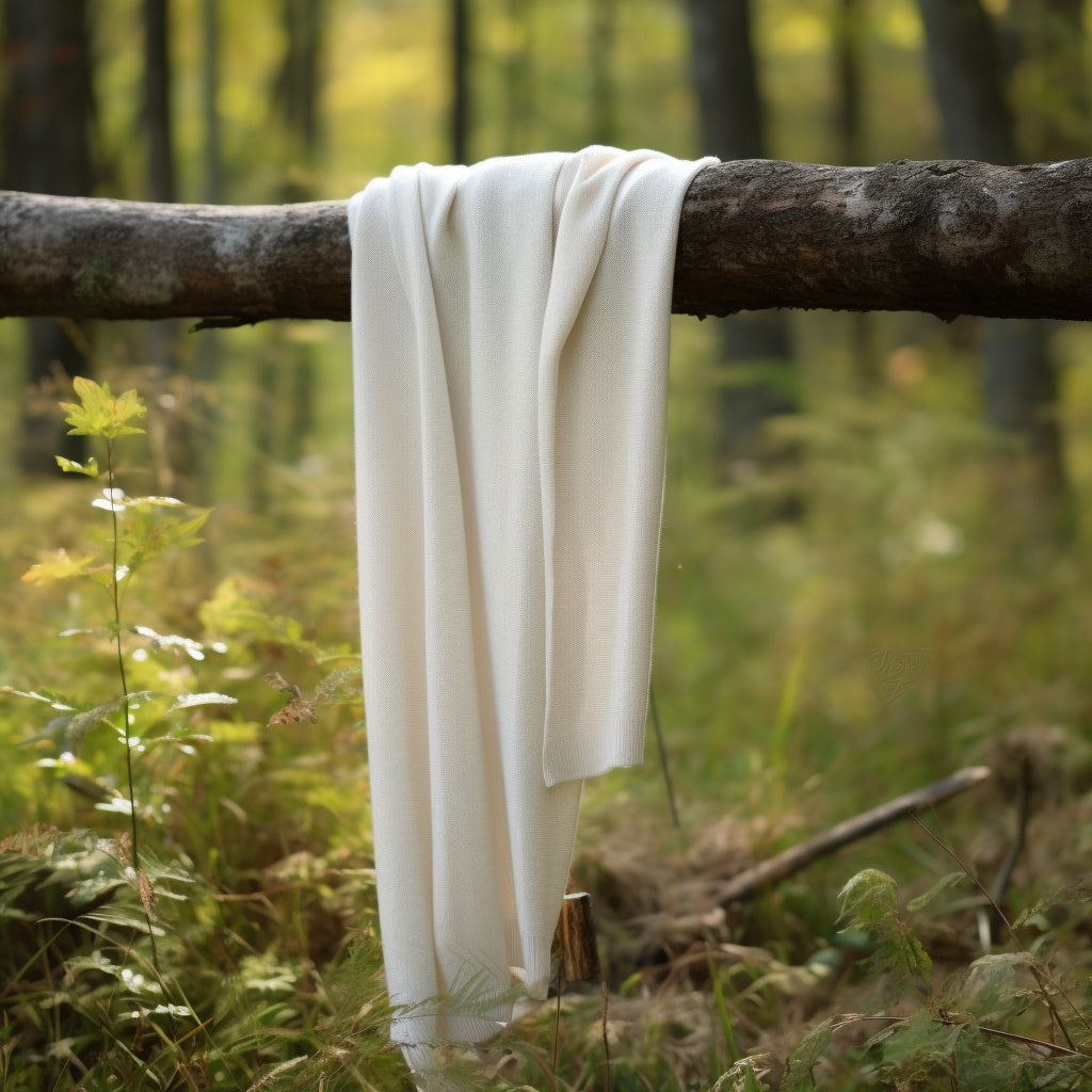 Natural Cashmere scarf | Cashmere scarves and wraps by Econica