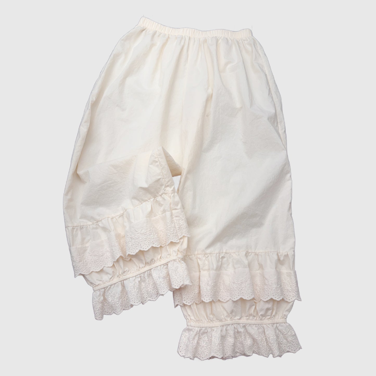 Ruffled Bloomers | Pure cotton Victorian style under pants