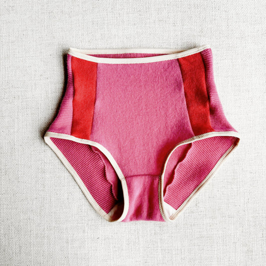 high-waist cashmere underwear for women, made in Canada