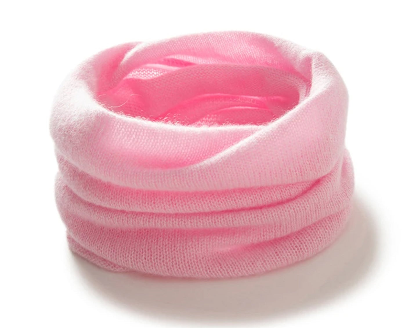 100% Cashmere knit circle scarf | Cashmere winter accessories
