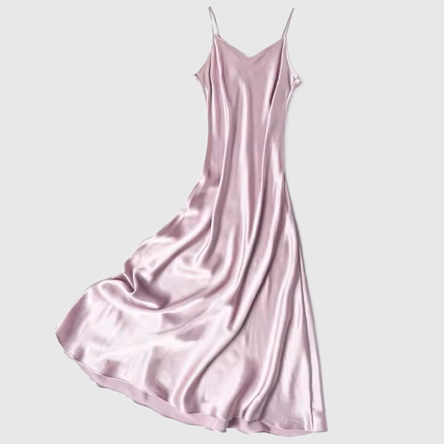 Natural Silk Long Slip Dress | 10 Colors | Women’s loungewear