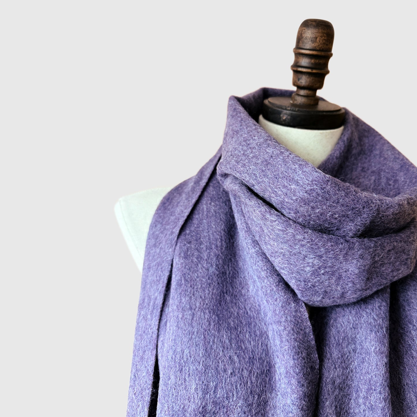 Pure Merino Wool Scarf | Long scarf with tassels | 4 Colors