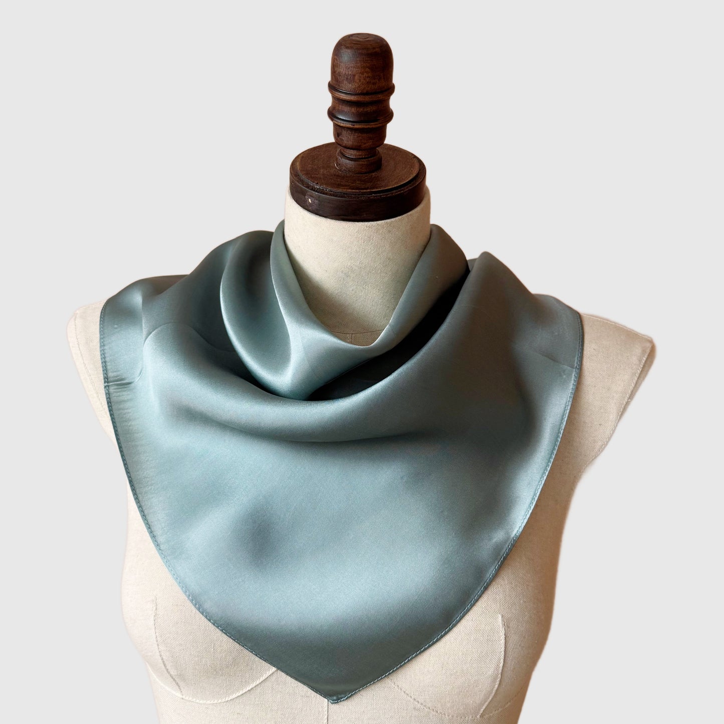 100% Mulberry Silk Neck Scarf | 12 Colors | Silk Summer Necktie