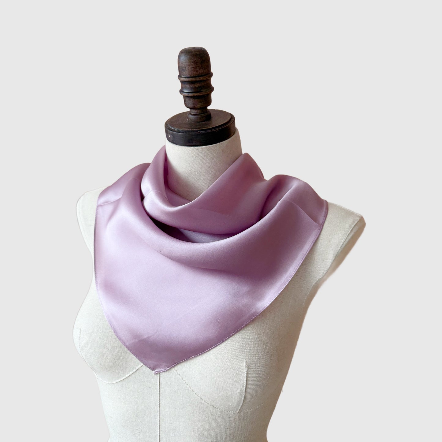 100% Mulberry Silk Neck Scarf | 12 Colors | Silk Summer Necktie