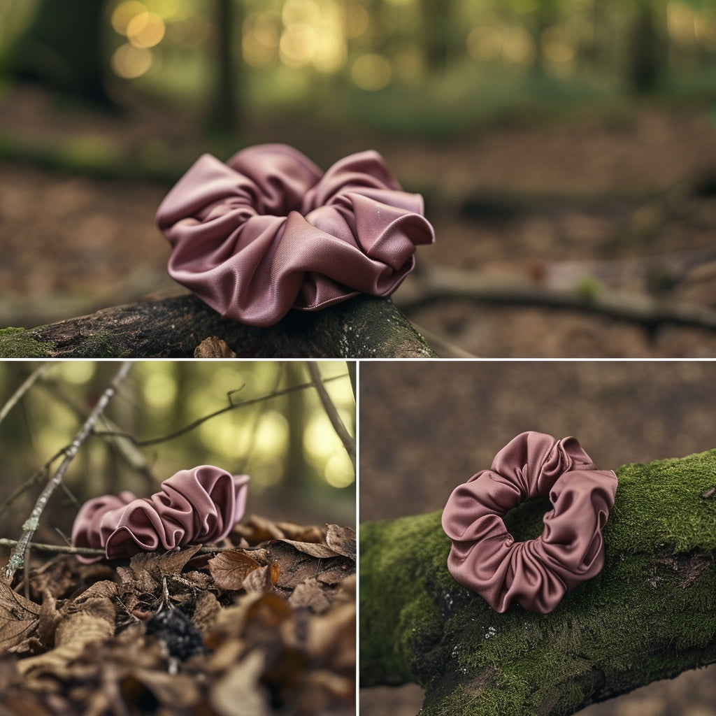 Natural Silk Satin Scrunchie | Ready-To-Ship | 17 Colors