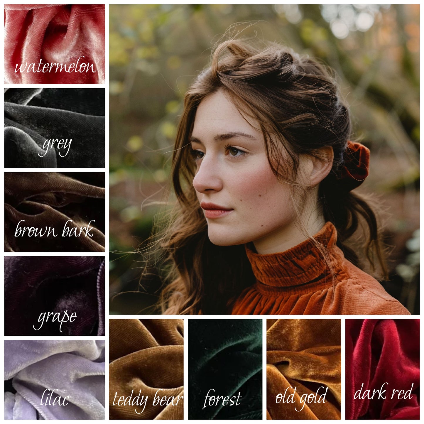 100% silk scrunchie